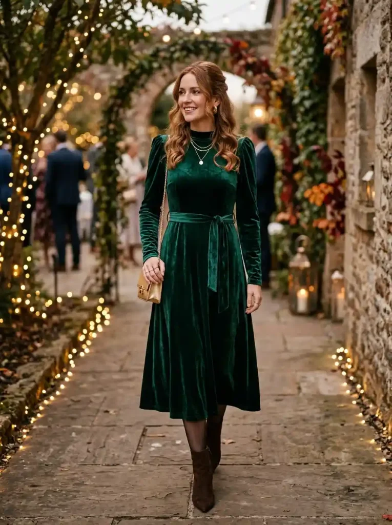 10-Fall Wedding Guest Outfit Idea