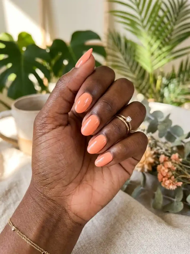 11-Summer Nail Color Idea for Dark Skin