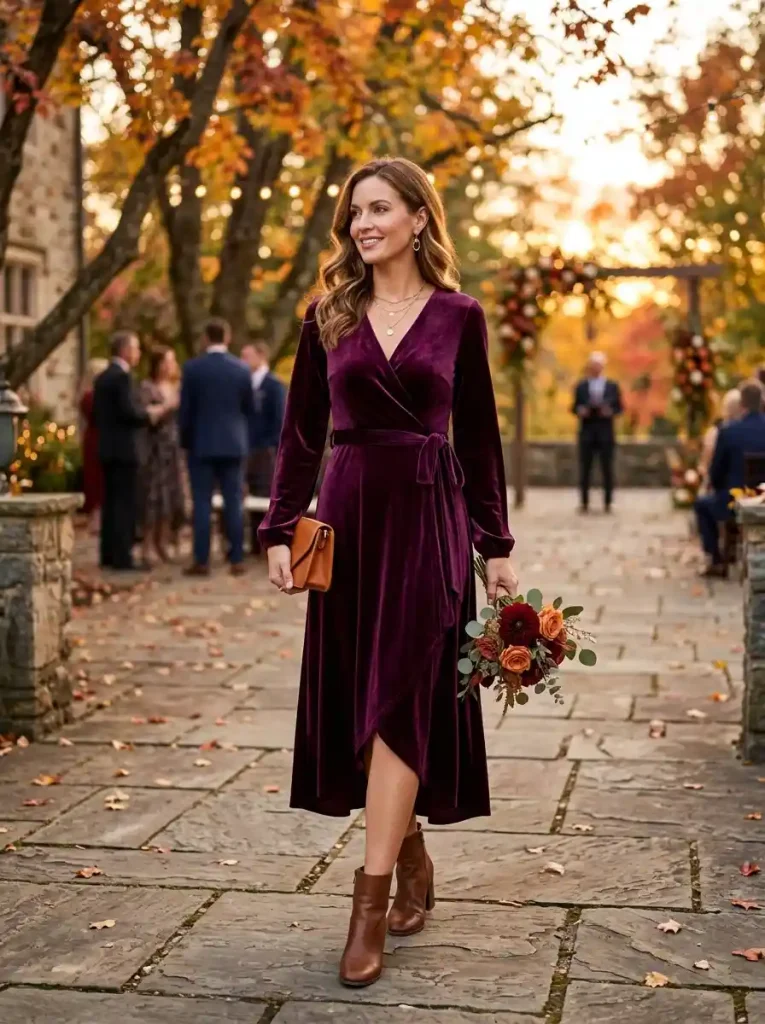 14-Fall Wedding Guest Outfit Idea