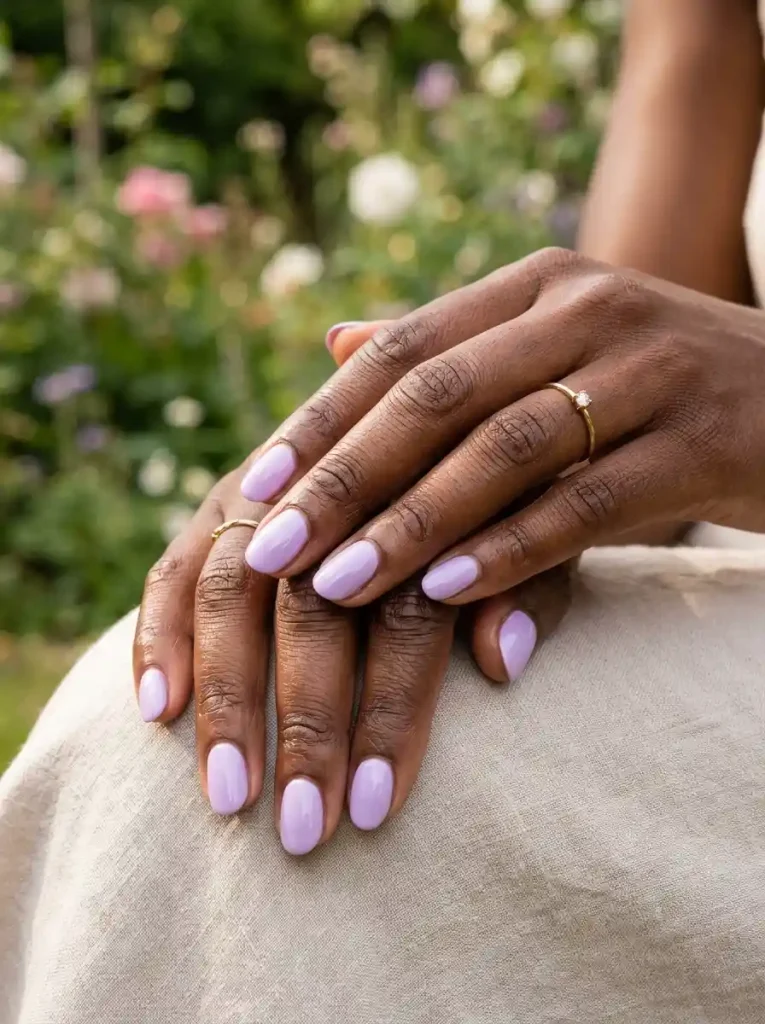 17-Summer Nail Color Idea for Dark Skin