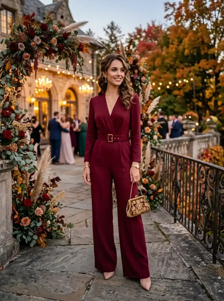 18-Fall Wedding Guest Outfit Idea