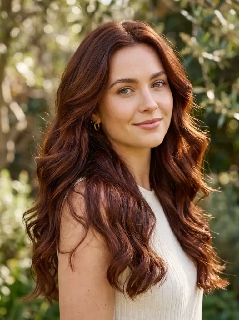 18. Mahogany Brown Hair