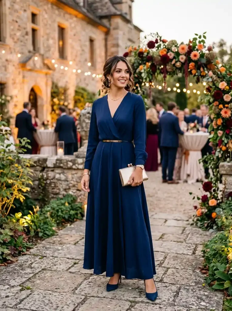 19-Fall Wedding Guest Outfit Idea