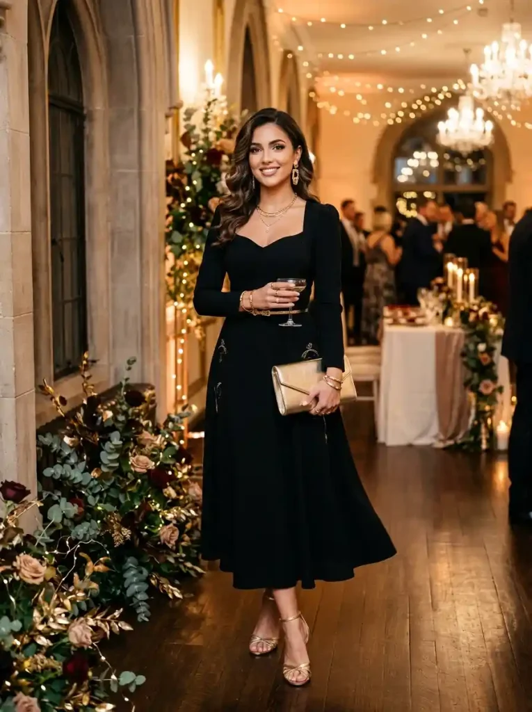 21-Fall Wedding Guest Outfit Idea