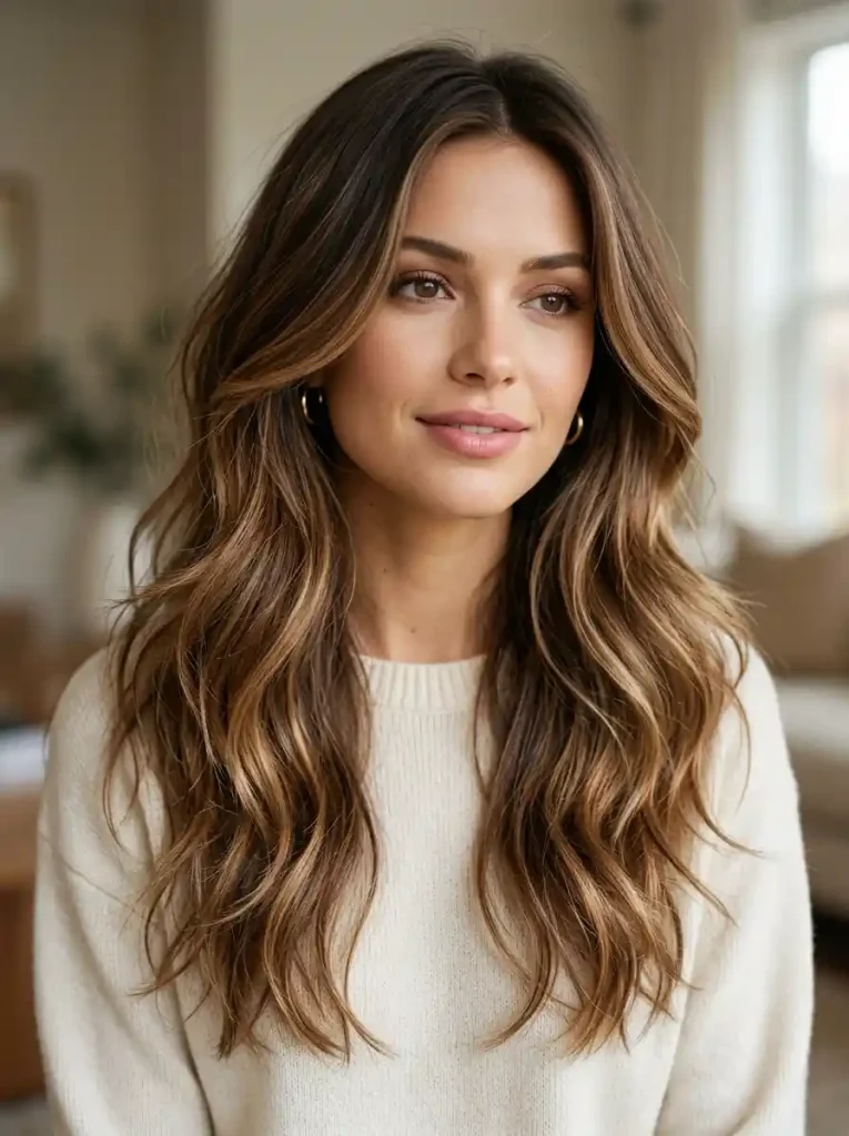 22. Soft Brunette Balayage-Brown Hair Color Ideas