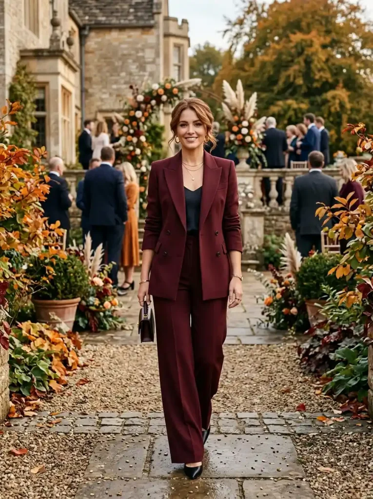 23-Fall Wedding Guest Outfit Idea