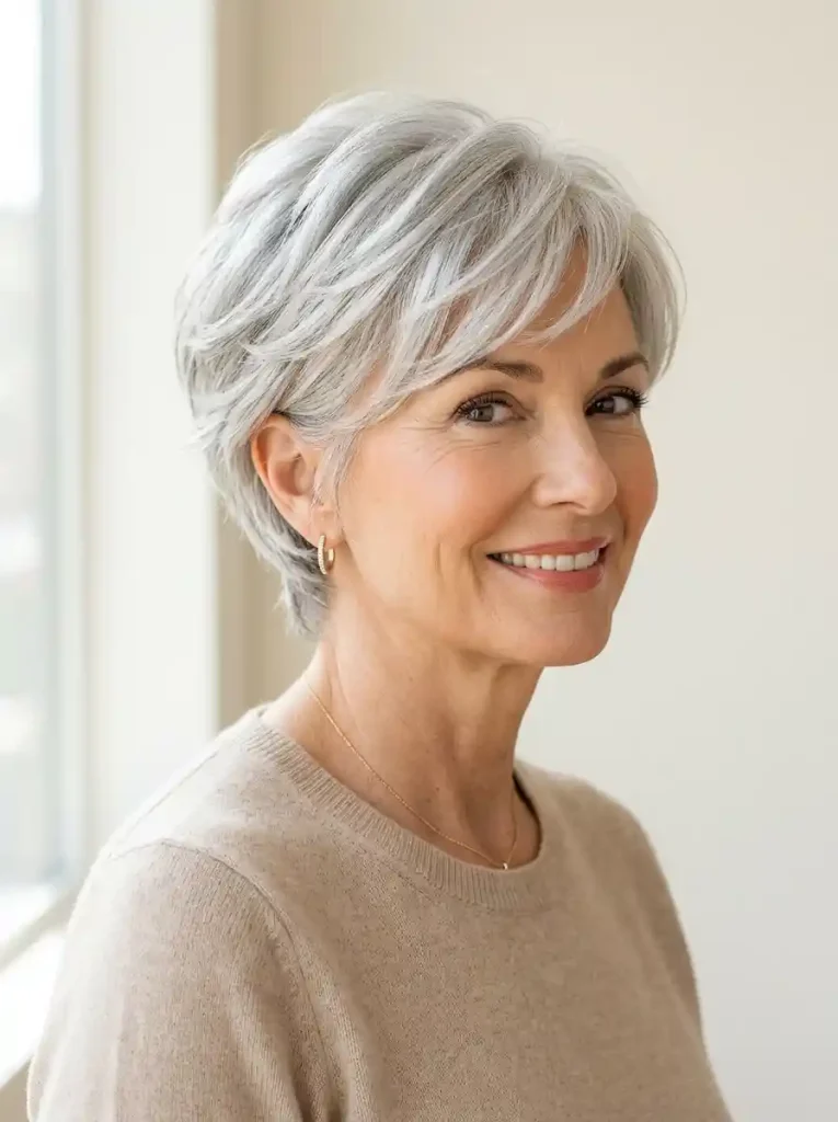 1. Classic Pixie Short Haircuts for Women Over 60