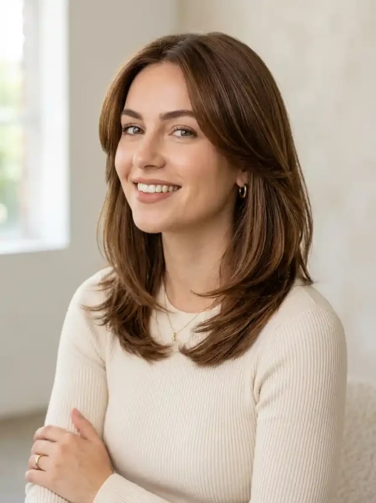 10. Long Layered Bob