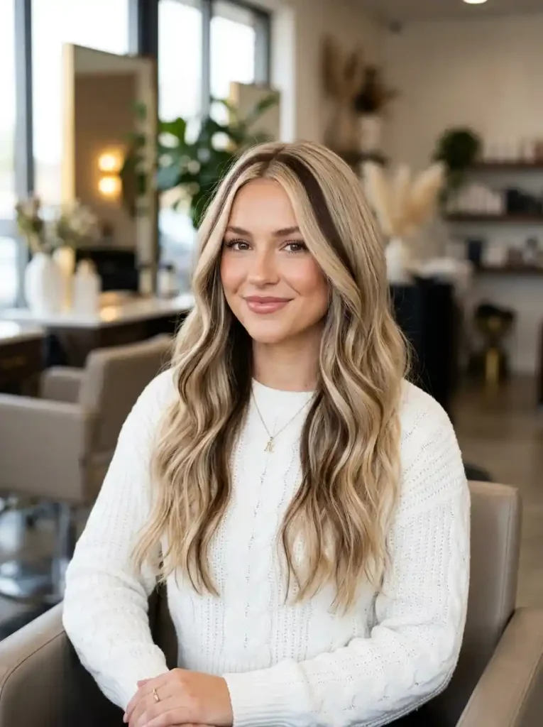 10. Sandy Blonde with Mocha Stripe