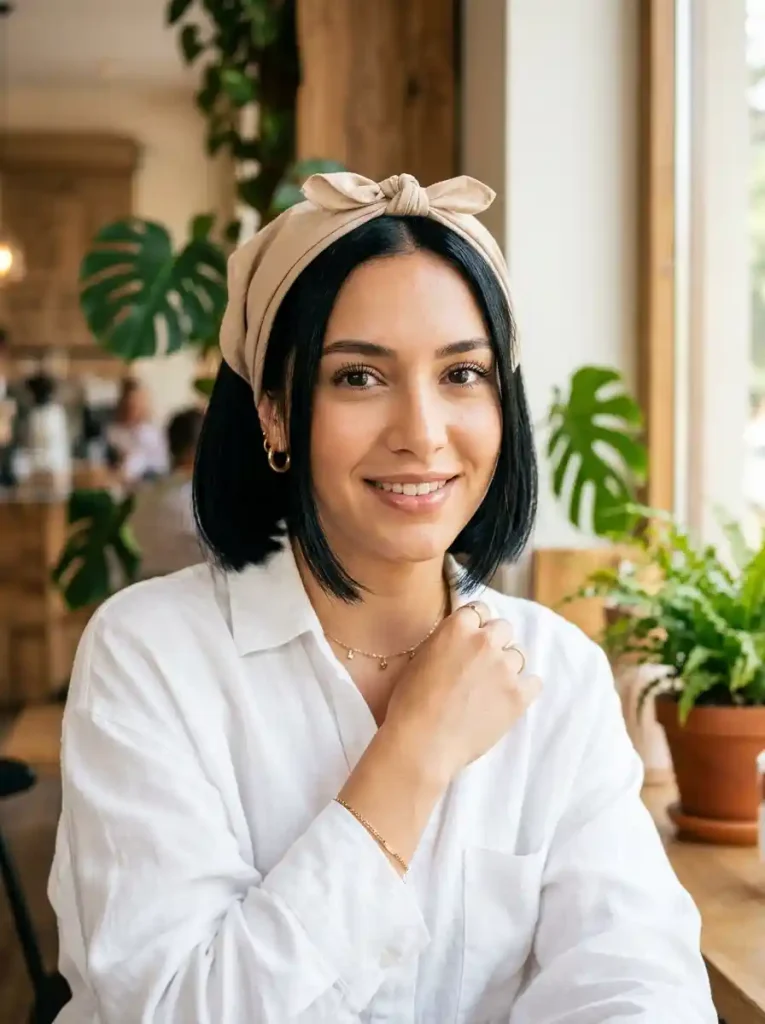 12. Double Knot Bandana Wrap