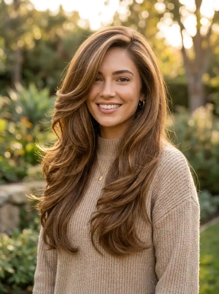 12. Side-Part Butterfly Blowout