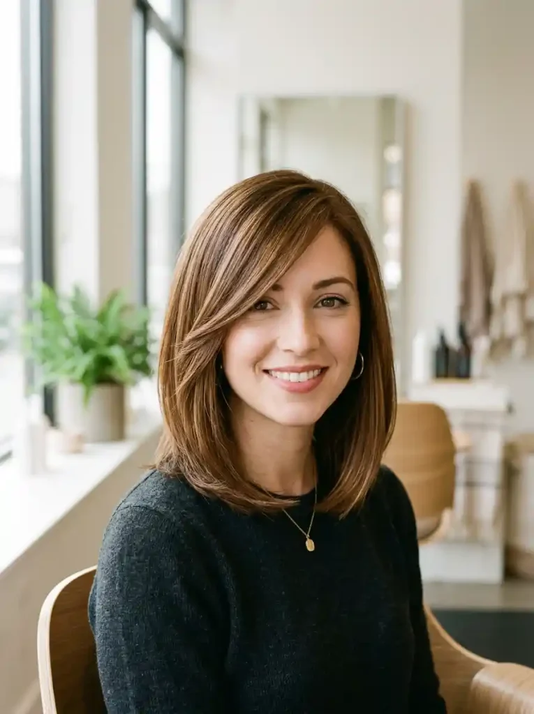 12. Side-Swept Bob