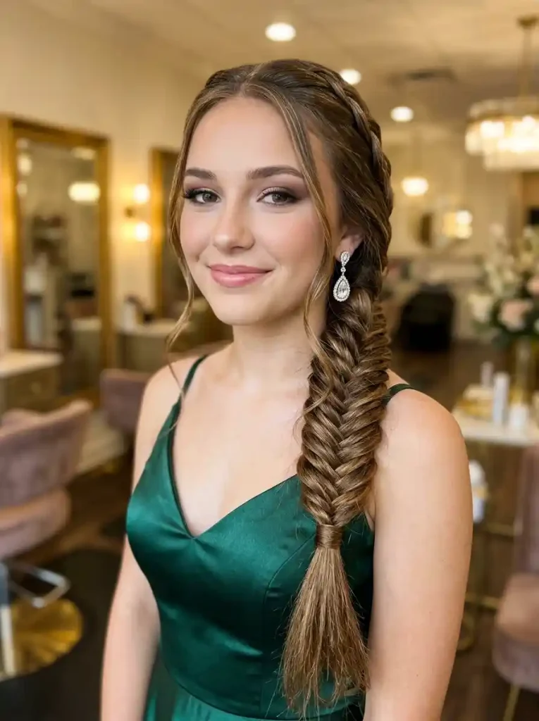 13. Luxe Fishtail Side Braid