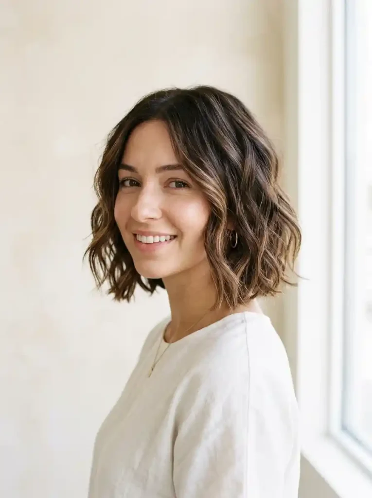 13. Wavy Bob