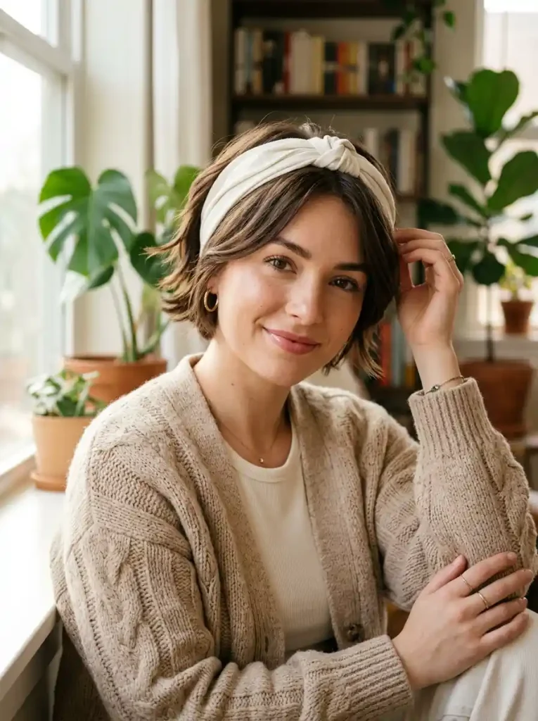 14. Cross-Tie Bandana Headwrap