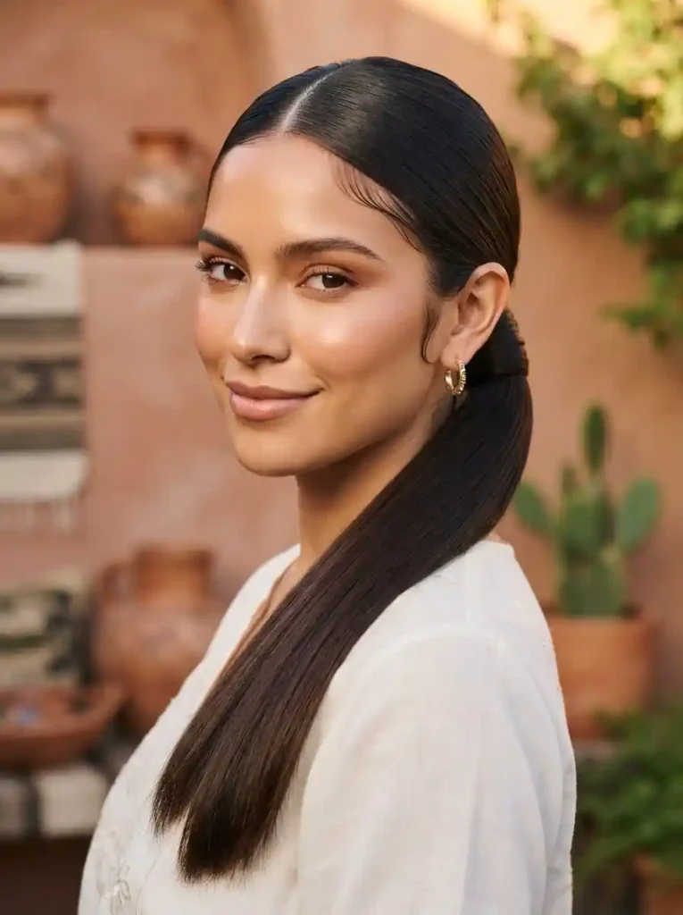 Sleek-Low-Ponytail