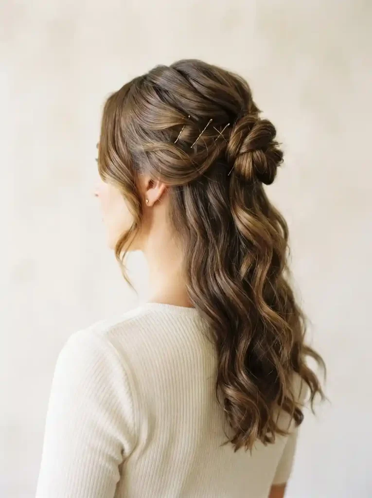 Twisted-Half-Up-Bun.