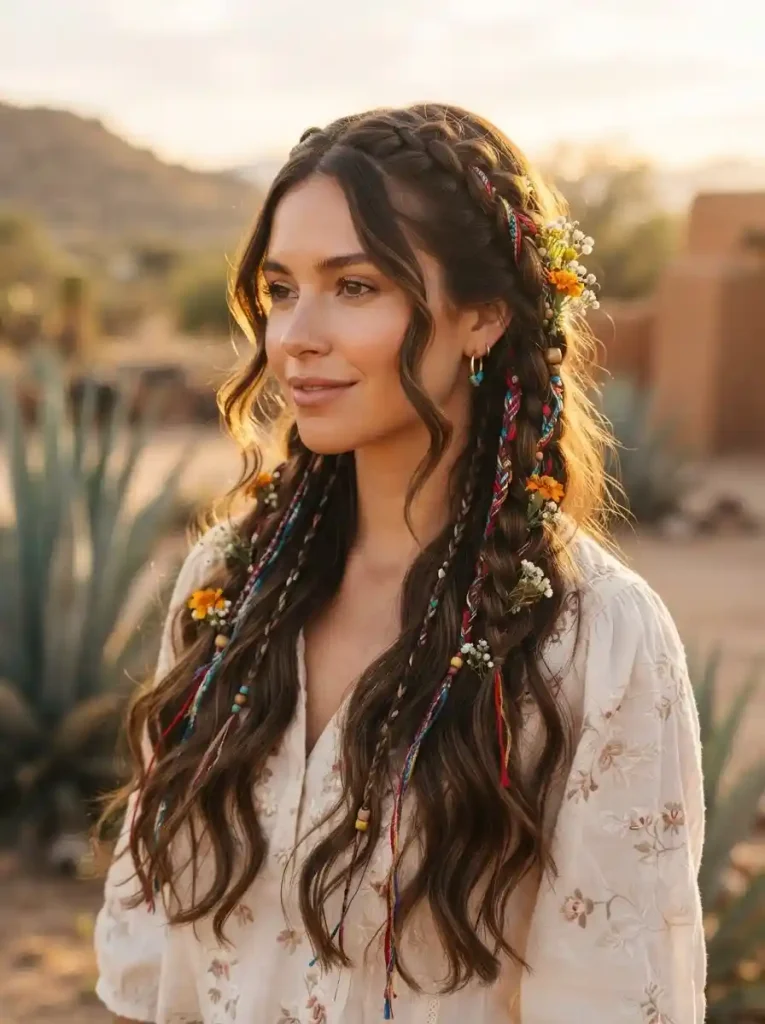 Boho-Mexican-Inspired-Braids