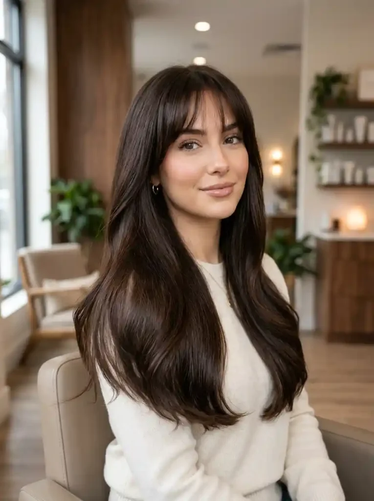 15. Luxe U-Cut with Soft Air Fringe