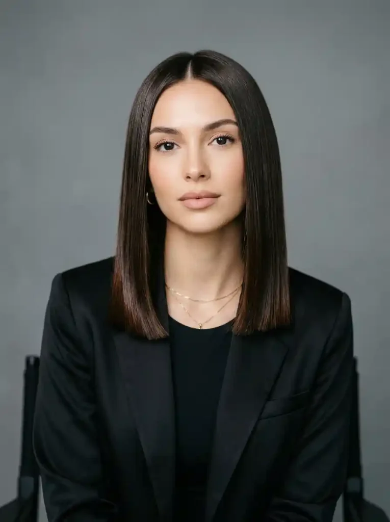 15. Sleek Blunt Lob