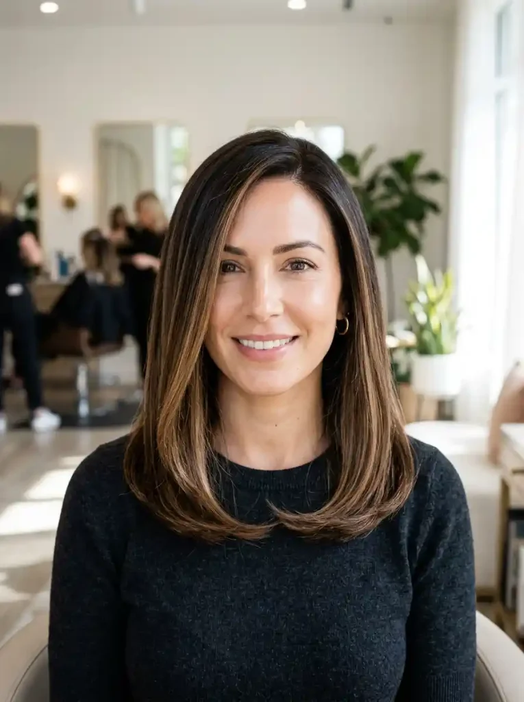 16. Side-Part Lob
