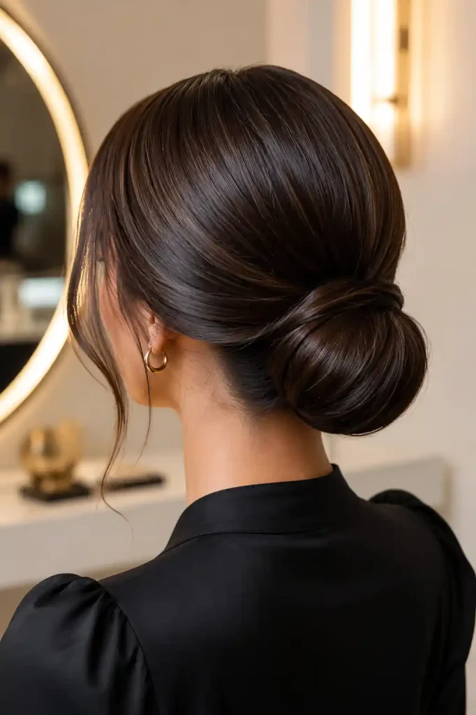 Sleek-Low-Bun