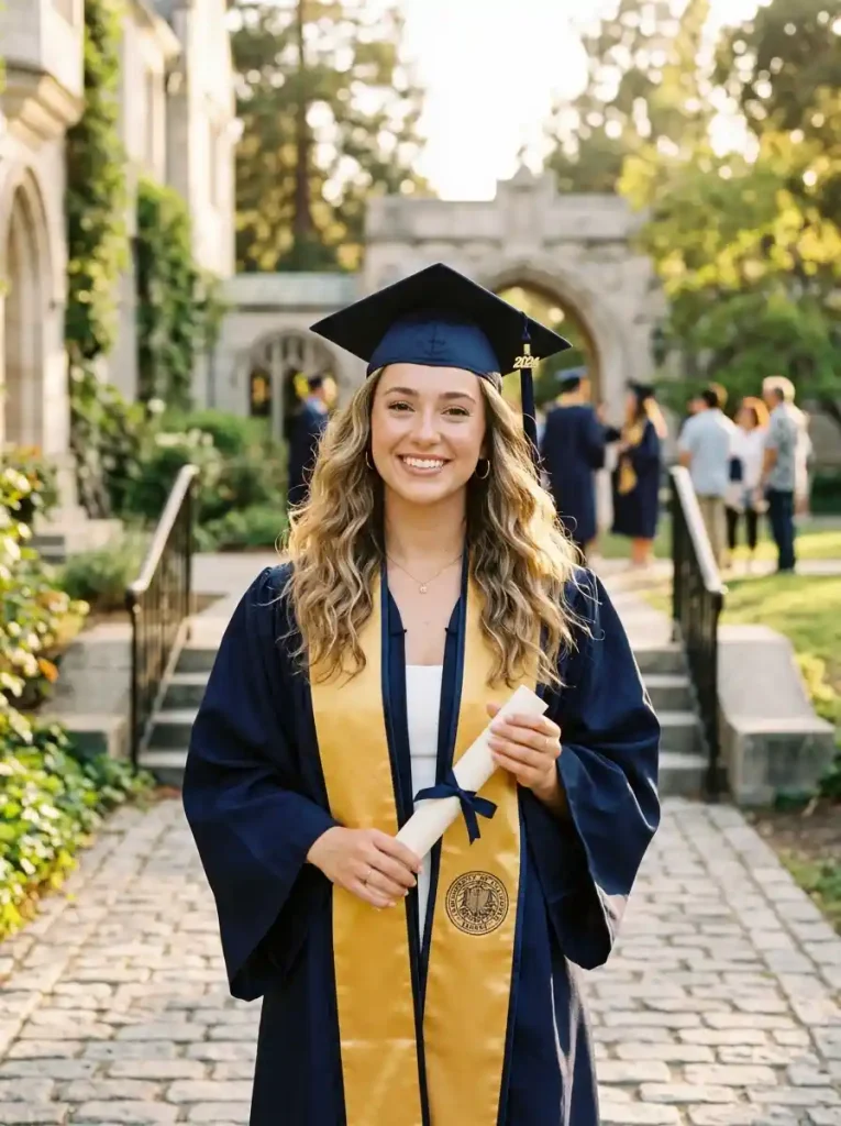 17. Beach Waves for a Relaxed Graduation Day Look