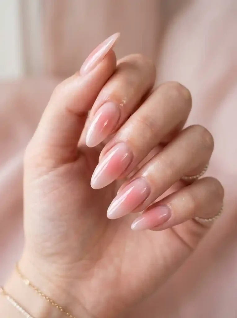 17. Pink Aura Nails