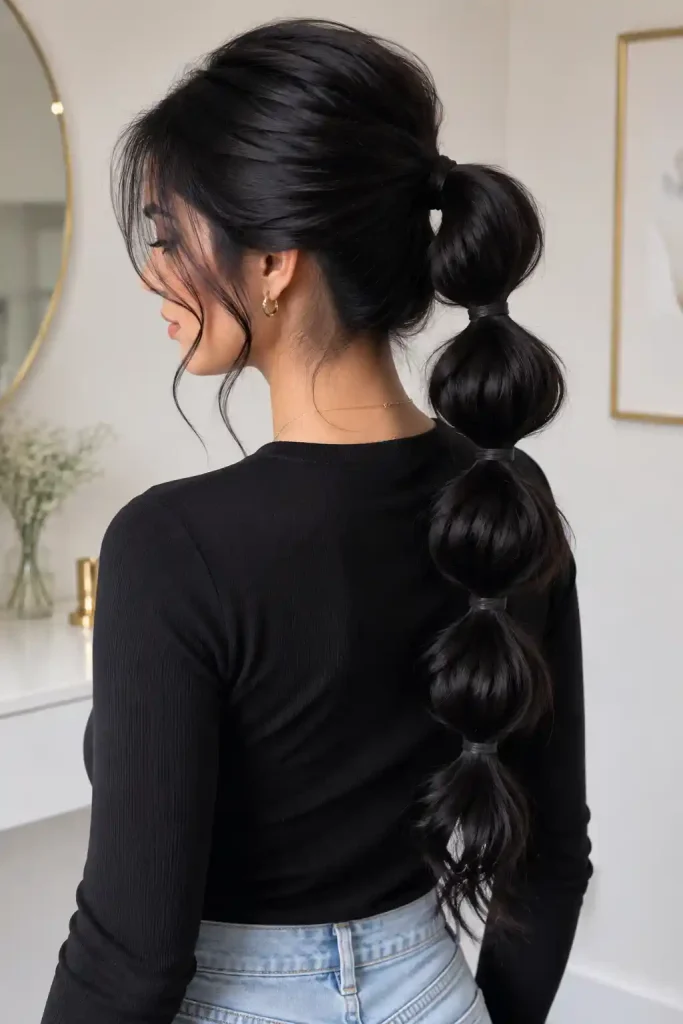 Bubble-Ponytail