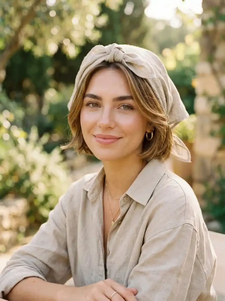 18. Rolled Bandana Crown