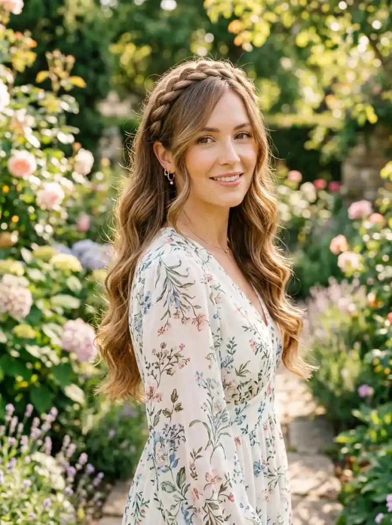 18. Side Part hairstyles with Crown Twist