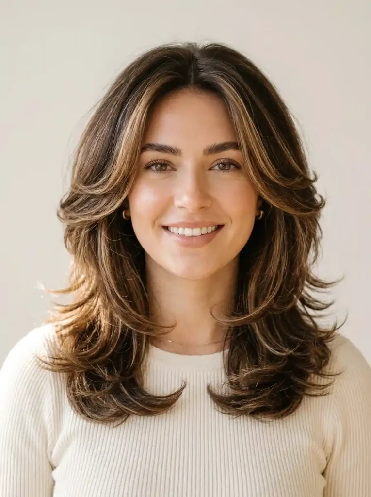 18.Voluminous Layered Cut