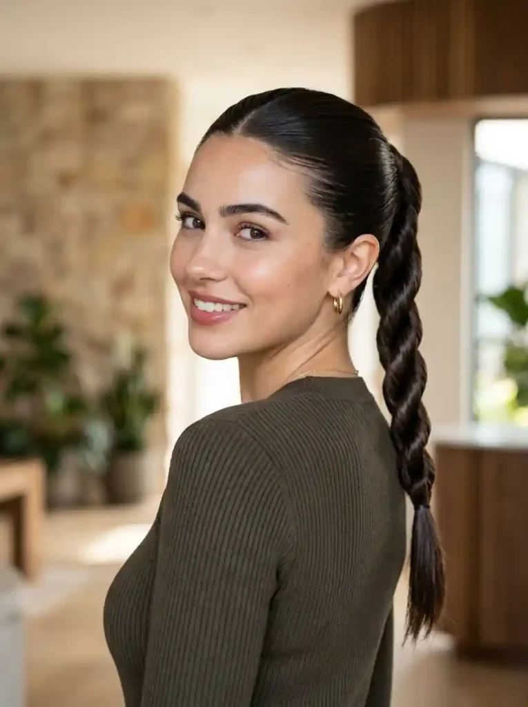 19. Double Rope Ponytail