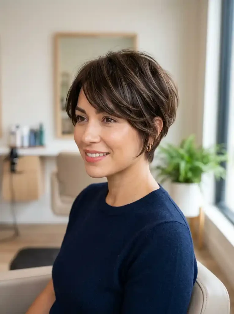 19.Soft Textured Pixie