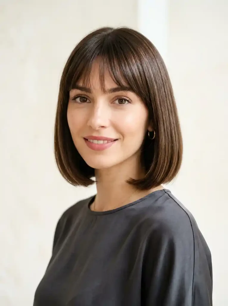 2.Blunt French Bob