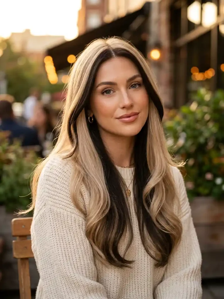 20. Beige Blonde with Espresso Stripe