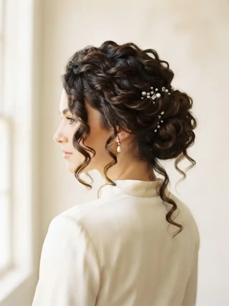 Curly-French-Twist.