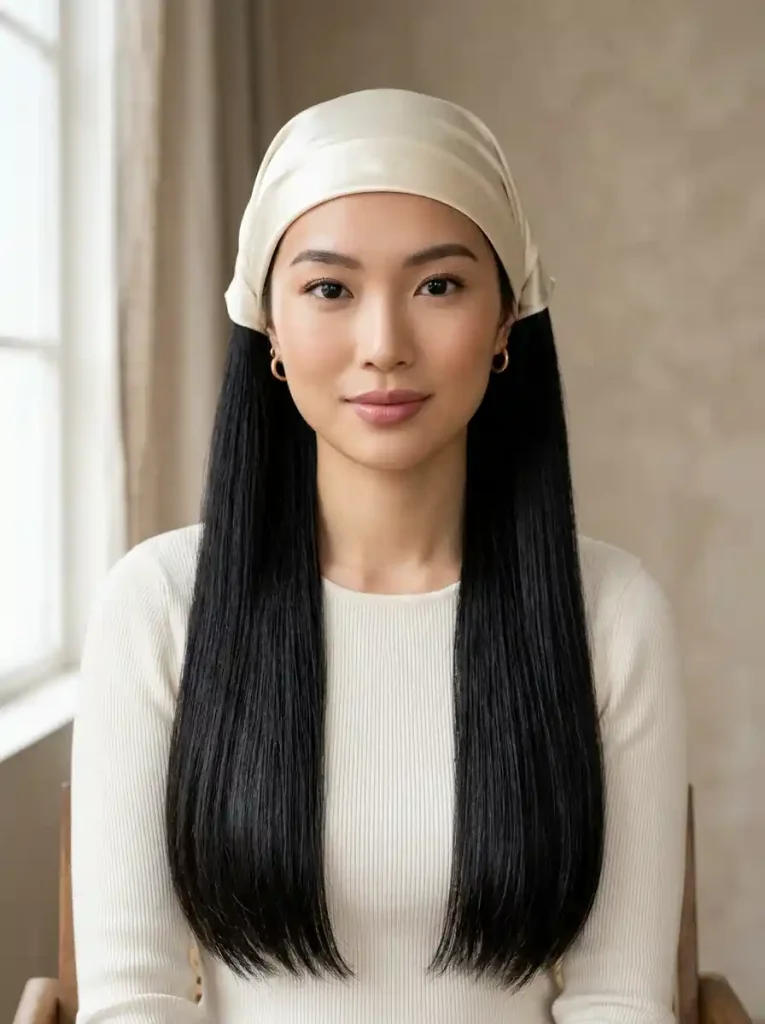 20. Sleek Straight Wrap