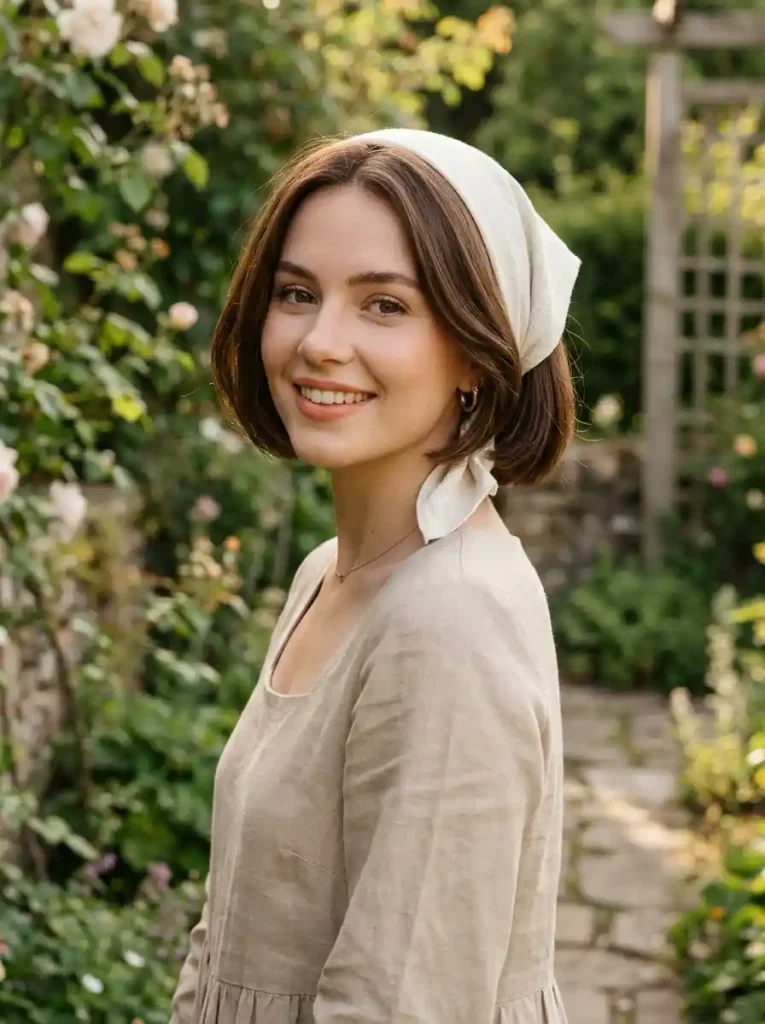 21. Minimalist Back-Tie Bandana