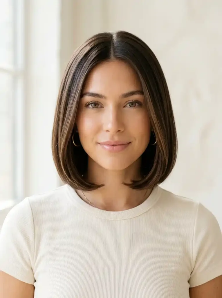 21. Sleek Chin Bob