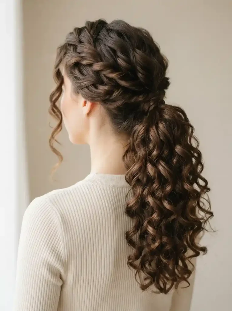 Twisted-Curly-Ponytail-hairstyles