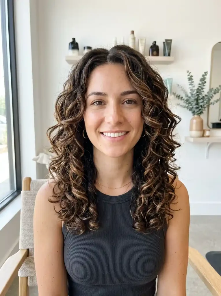 21.Soft Layered Curls