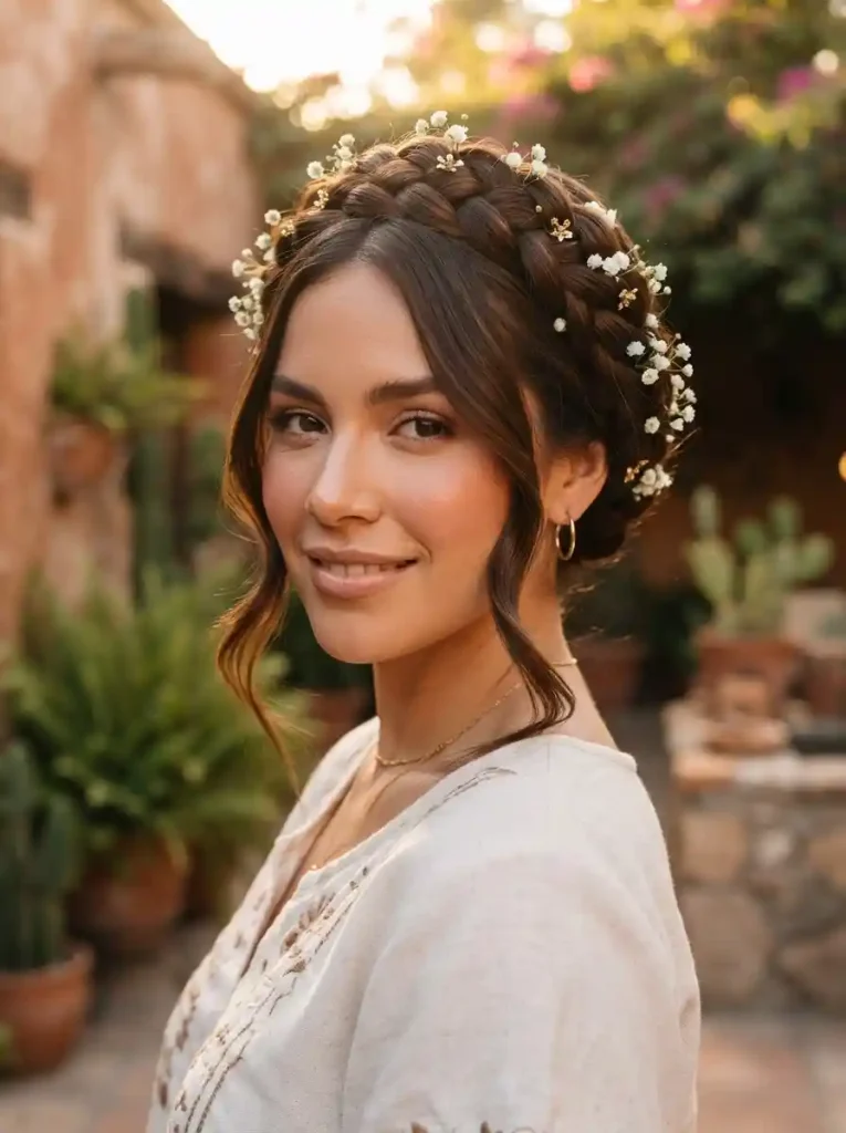 Modern-Mexican-Braided-Crown-Hairstyle-mexico-Hairstyle.