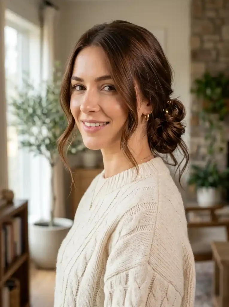 22. Relaxed Side Bun