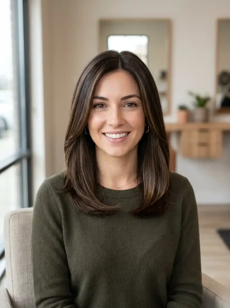 23. Classic Mid-Length Cut Mid-Length Haircuts