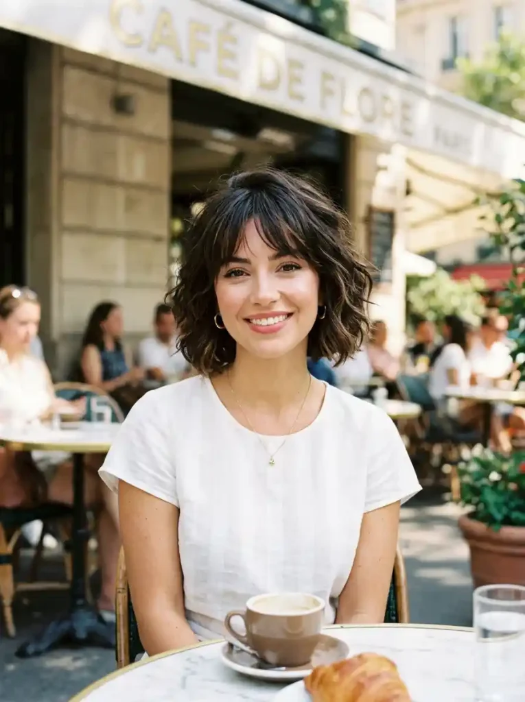 23. Textured French Bob Short Haircut Trends