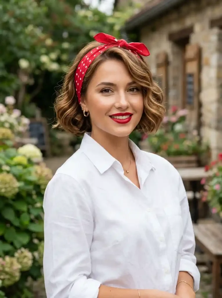 3. Retro Rosie Bandana Wrap