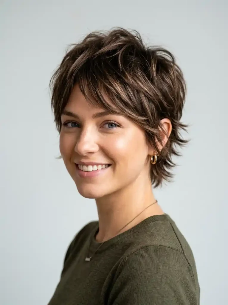 3.Textured Pixie