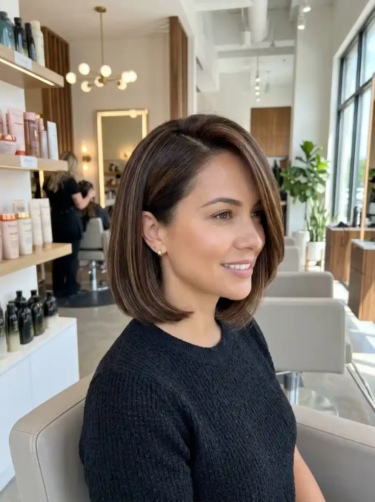4.Side-Swept Bob