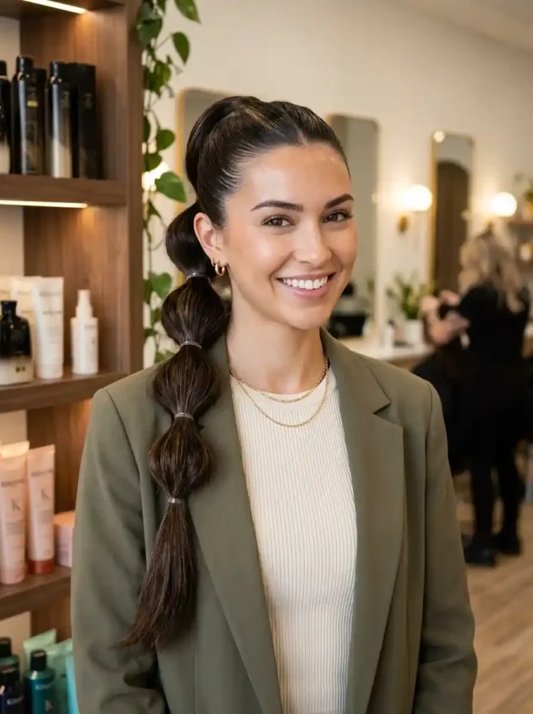 5. Bubble Ponytail